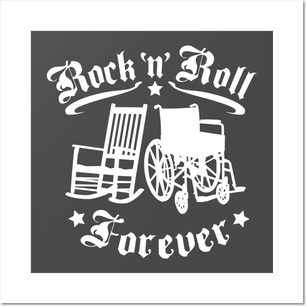 Rock n Roll Forever Wall Art by DetourShirts